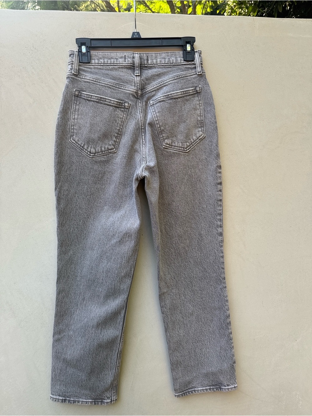 Abercrombie Curve Love 90s Straight Ultra High Rise Gray Jeans Size 27 - Picture 4 of 8